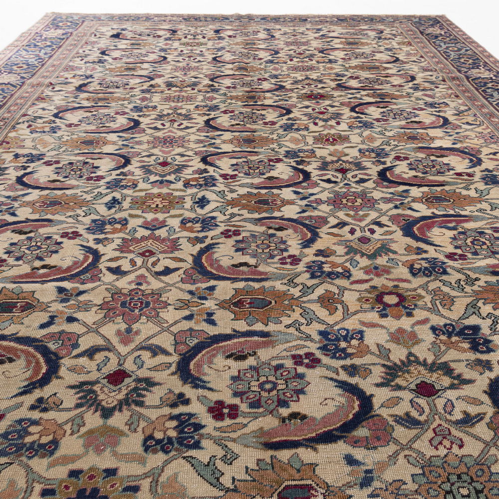 Oriental Rug Anatolian Handmade Wool On Cotton 190 X 289 Cm - 6' 3'' X 9' 6'' Multicolor C016 ER12