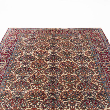 Oriental Rug Anatolian Handmade Wool On Cotton 191 X 290 Cm - 6' 4'' X 9' 7'' Multicolor C016 ER12