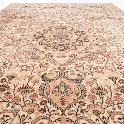 Oriental Rug Anatolian Handmade Wool On Cotton 193 X 299 Cm - 6' 4'' X 9' 10'' Sand C007 ER23