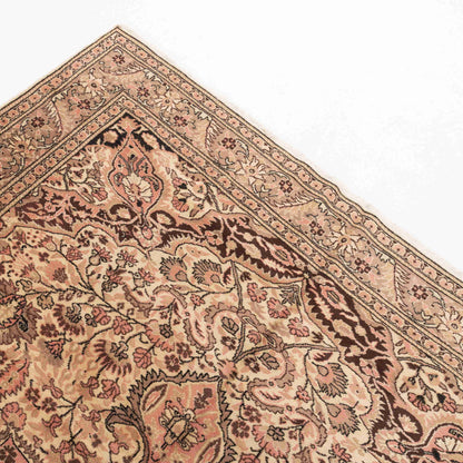 Oriental Rug Anatolian Handmade Wool On Cotton 193 X 299 Cm - 6' 4'' X 9' 10'' Sand C007 ER23