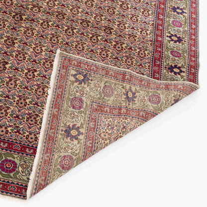 Oriental Rug Anatolian Handmade Wool On Cotton 194 X 292 Cm - 6' 5'' X 9' 7'' Red C014 ER12