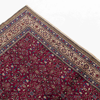 Oriental Rug Anatolian Handmade Wool On Cotton 197 X 289 Cm - 6' 6'' X 9' 6'' Fuchsia C020 ER12