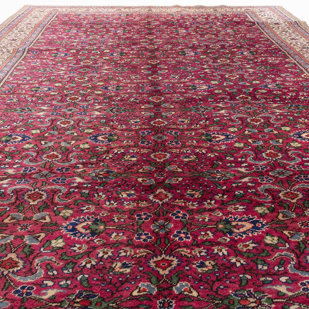 Oriental Rug Anatolian Handmade Wool On Cotton 198 X 288 Cm - 6' 6'' X 9' 6'' Purple C017 ER23