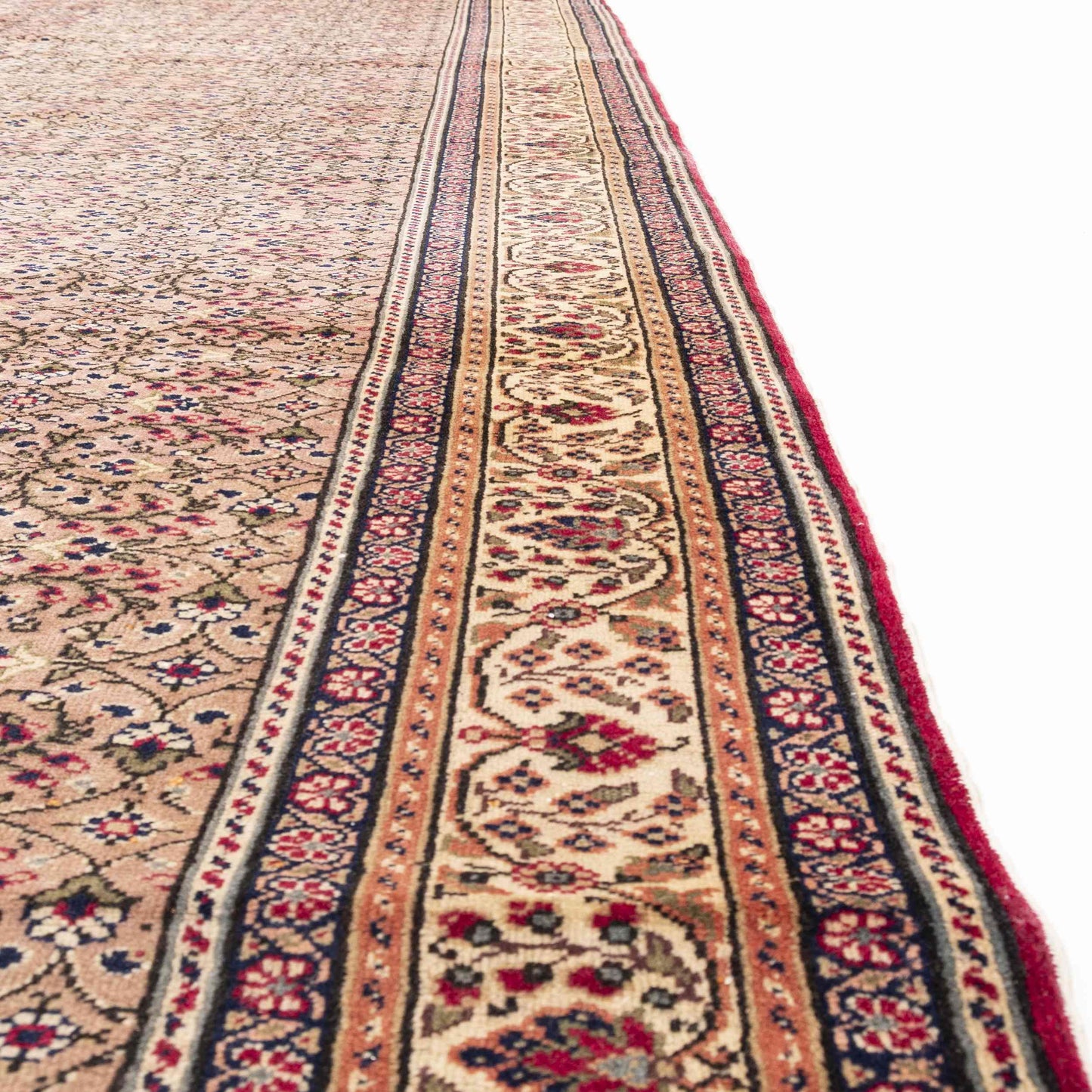 Oriental Rug Anatolian Handmade Wool On Cotton 200 X 282 Cm - 6' 7'' X 9' 4'' Fuchsia C020 ER12