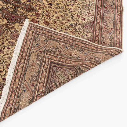 Oriental Rug Anatolian Handmade Wool On Cotton 200 X 284 Cm - 6' 7'' X 9' 4'' Brown C005 ER12