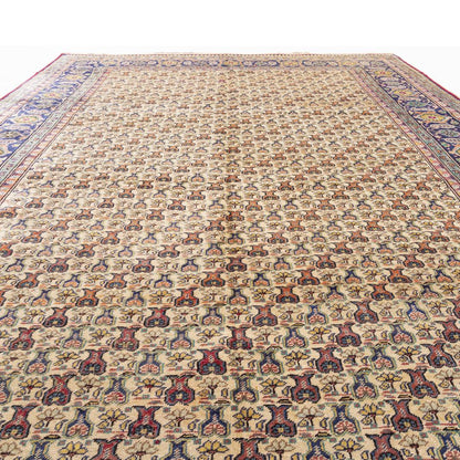 Oriental Rug Anatolian Handmade Wool On Cotton 200 X 305 Cm - 6' 7'' X 10' 1'' Stone C009 ER23