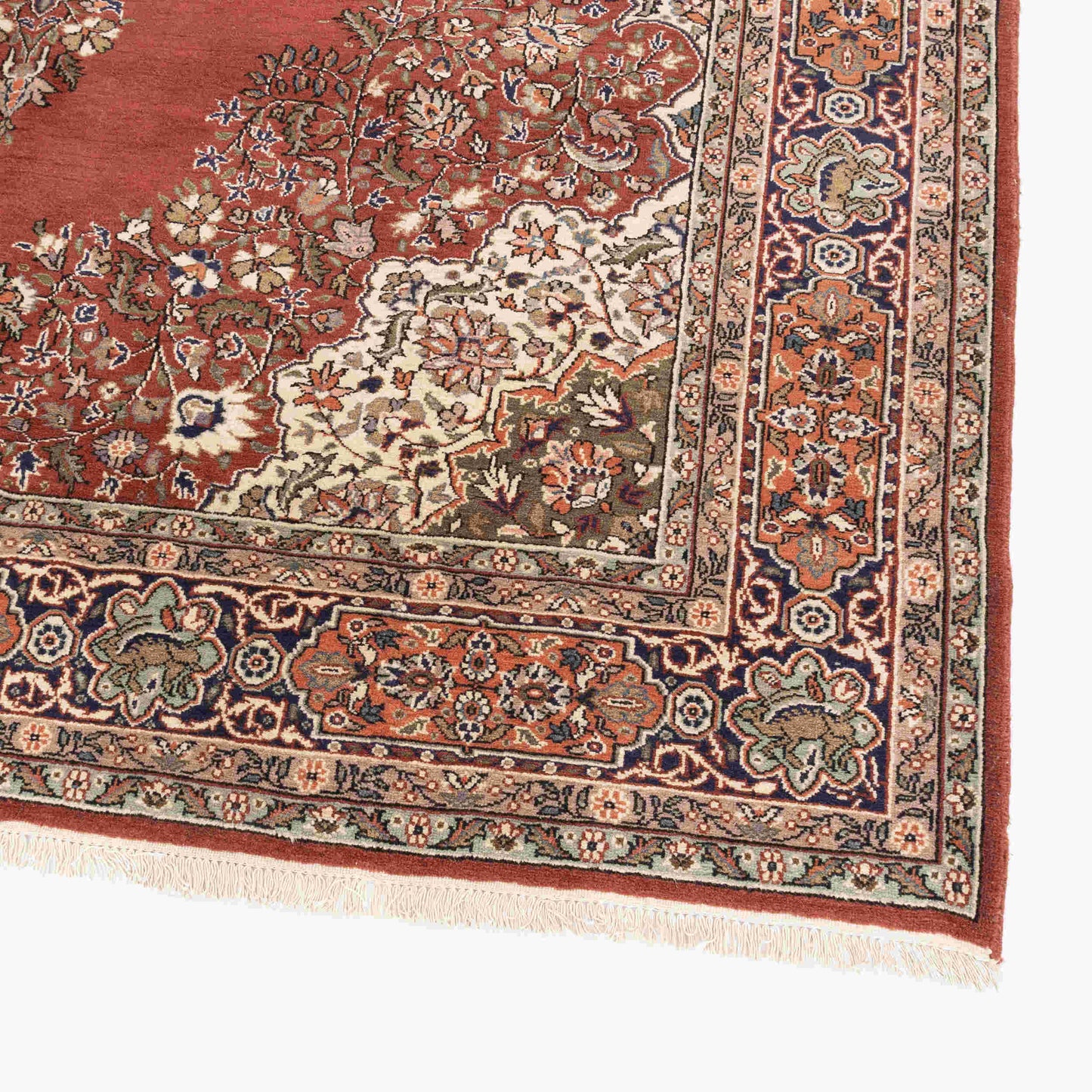 Oriental Rug Anatolian Handmade Wool On Cotton 202 X 314 Cm - 6' 8'' X 10' 4'' Red C014 ER23