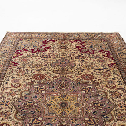 Oriental Rug Anatolian Handmade Wool On Cotton 210 X 300 Cm - 6' 11'' X 9' 11'' Brown C005 ER23