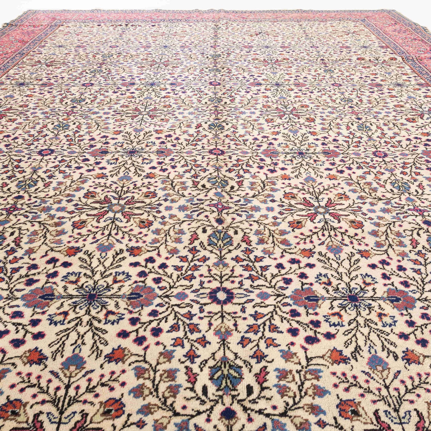 Oriental Rug Anatolian Handmade Wool On Cotton 225 X 340 Cm - 7' 5'' X 11' 2'' Pink C004 ER23