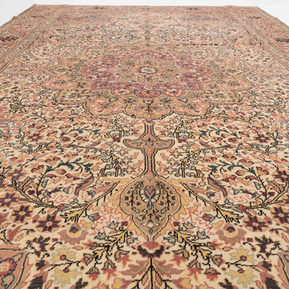 Oriental Rug Anatolian Handmade Wool On Cotton 236 X 386 Cm - 7' 9'' X 12' 8'' Stone C009 ER34