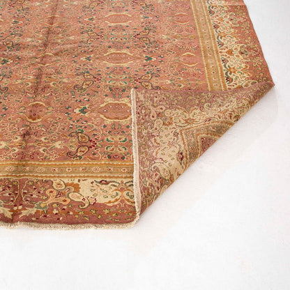 Oriental Rug Anatolian Handmade Wool On Cotton 239 X 338 Cm - 7' 11'' X 11' 2'' Pink C004 ER23