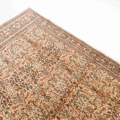 Oriental Rug Anatolian Handmade Wool On Cotton 247 X 368 Cm - 8' 2'' X 12' 1'' Sand C007 ER34