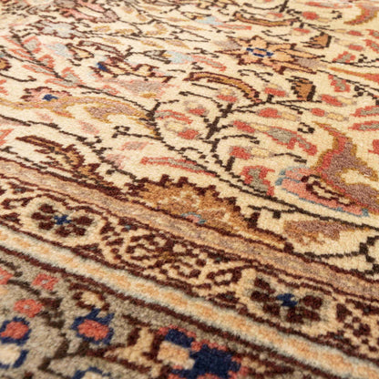 Oriental Rug Anatolian Handmade Wool On Cotton 247 X 368 Cm - 8' 2'' X 12' 1'' Sand C007 ER34