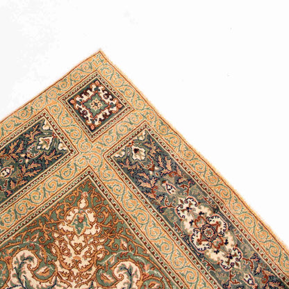 Oriental Rug Anatolian Handmade Wool On Cotton 249 X 353 Cm - 8' 3'' X 11' 7'' Green C001 ER34