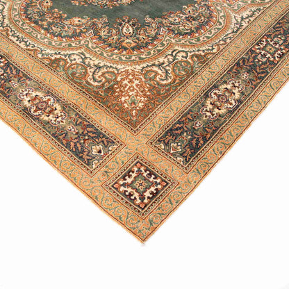 Oriental Rug Anatolian Handmade Wool On Cotton 249 X 353 Cm - 8' 3'' X 11' 7'' Green C001 ER34