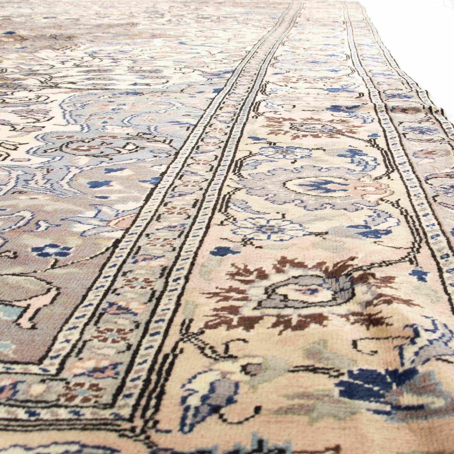 Oriental Rug Anatolian Handmade Wool On Cotton 286 X 407 Cm - 9' 5'' X 13' 5'' Stone C009 ER34