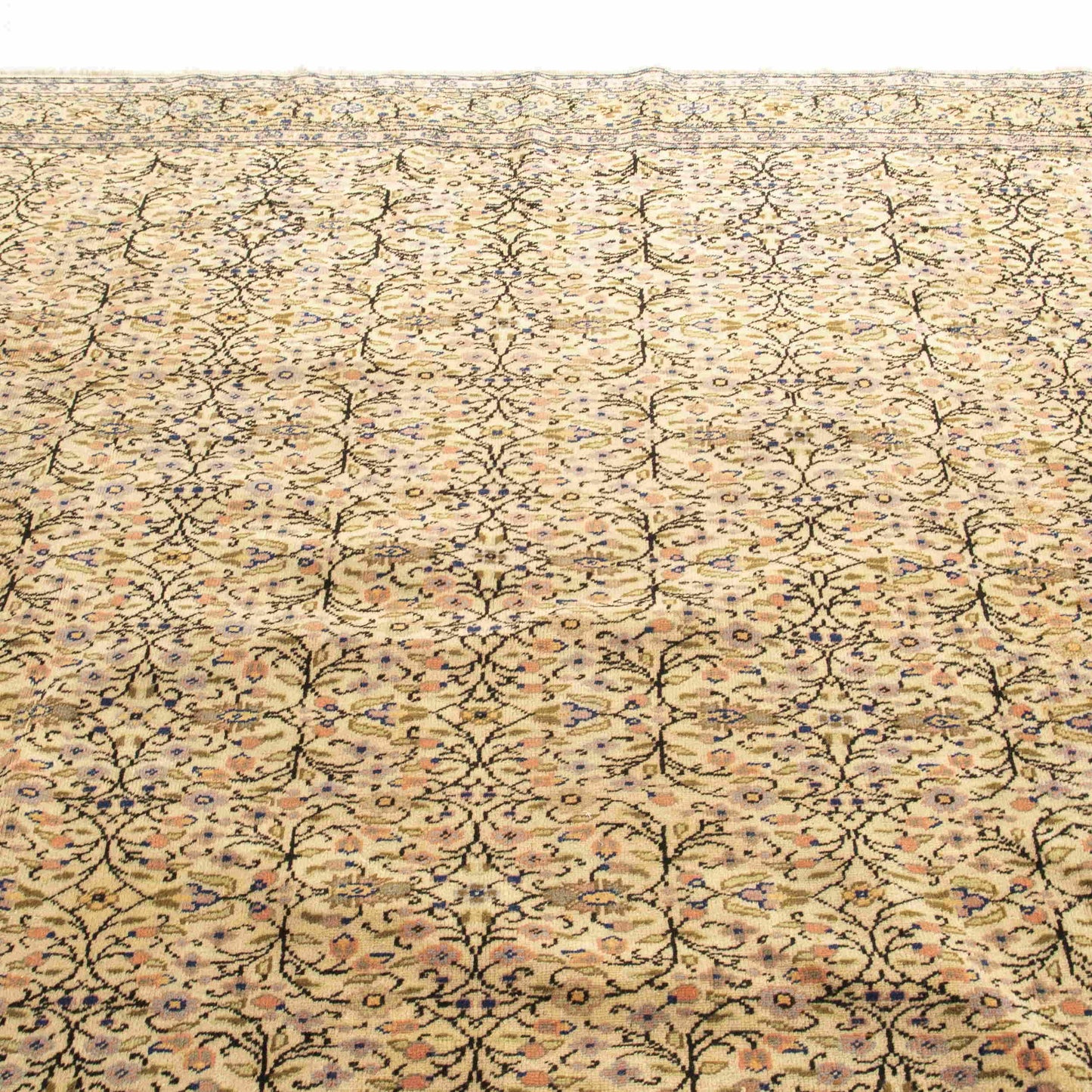 Oriental Rug Anatolian Handmade Wool On Cotton 289 X 405 Cm - 9' 6'' X 13' 4'' Stone C009 ER34