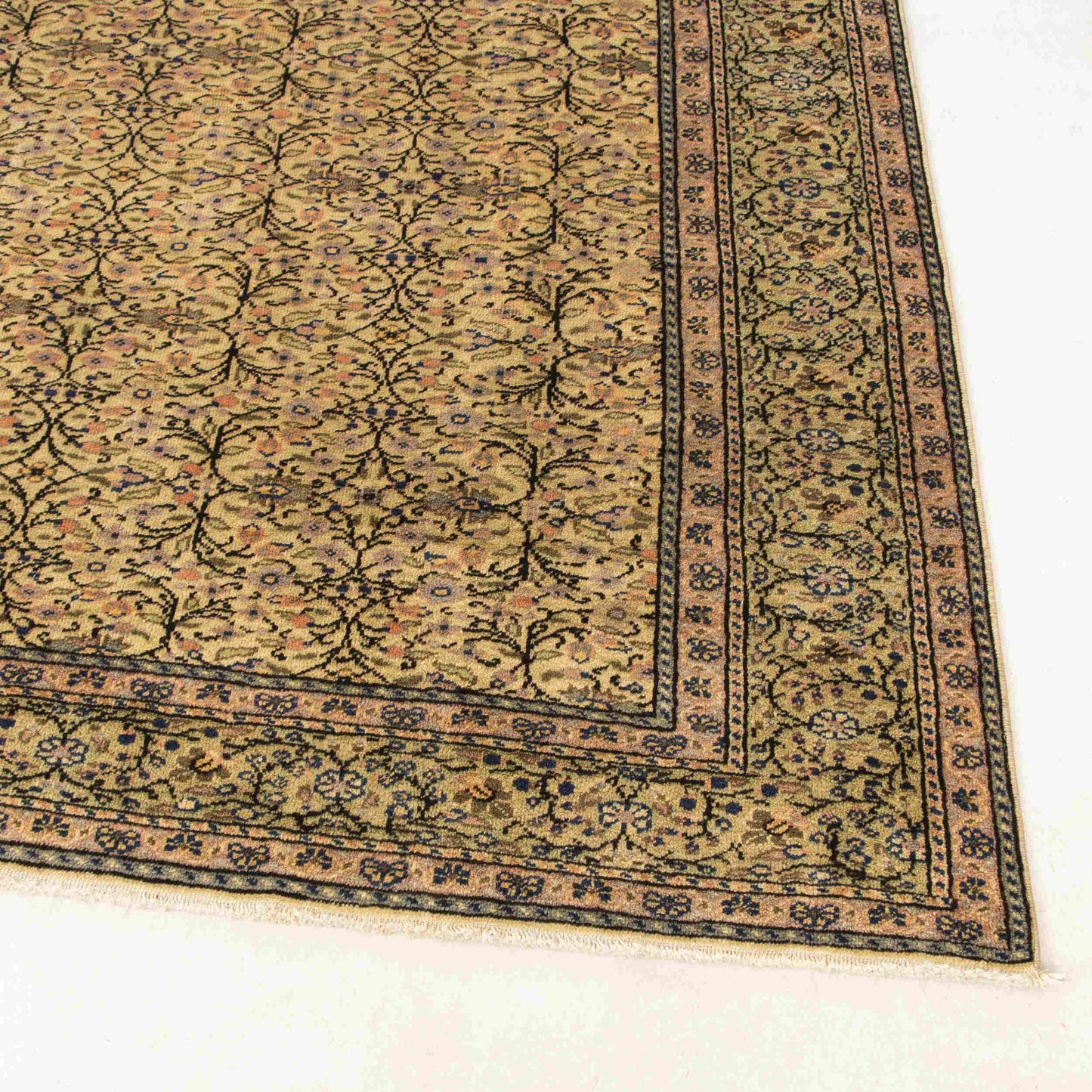 Oriental Rug Anatolian Handmade Wool On Cotton 289 X 405 Cm - 9' 6'' X 13' 4'' Stone C009 ER34