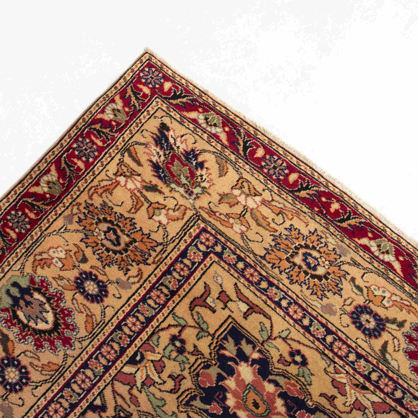 Oriental Rug Anatolian Handmade Wool On Cotton 290 X 444 Cm - 9' 7'' X 14' 7'' Burgundy C021 ER34