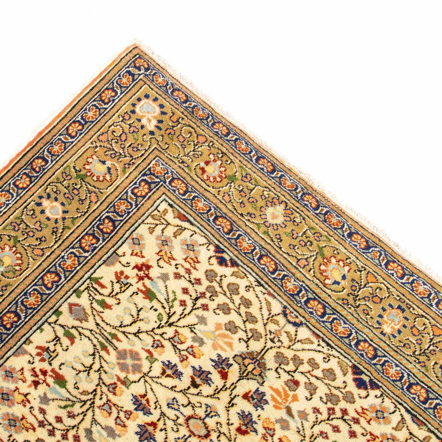 Oriental Rug Anatolian Handmade Wool On Cotton 313 X 414 Cm - 10' 4'' X 13' 7'' Yellow C006 ER34