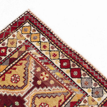 Oriental Rug Anatolian Handmade Wool On Cotton 85 X 164 Cm - 2' 10'' X 5' 5'' Sand C007 ER01