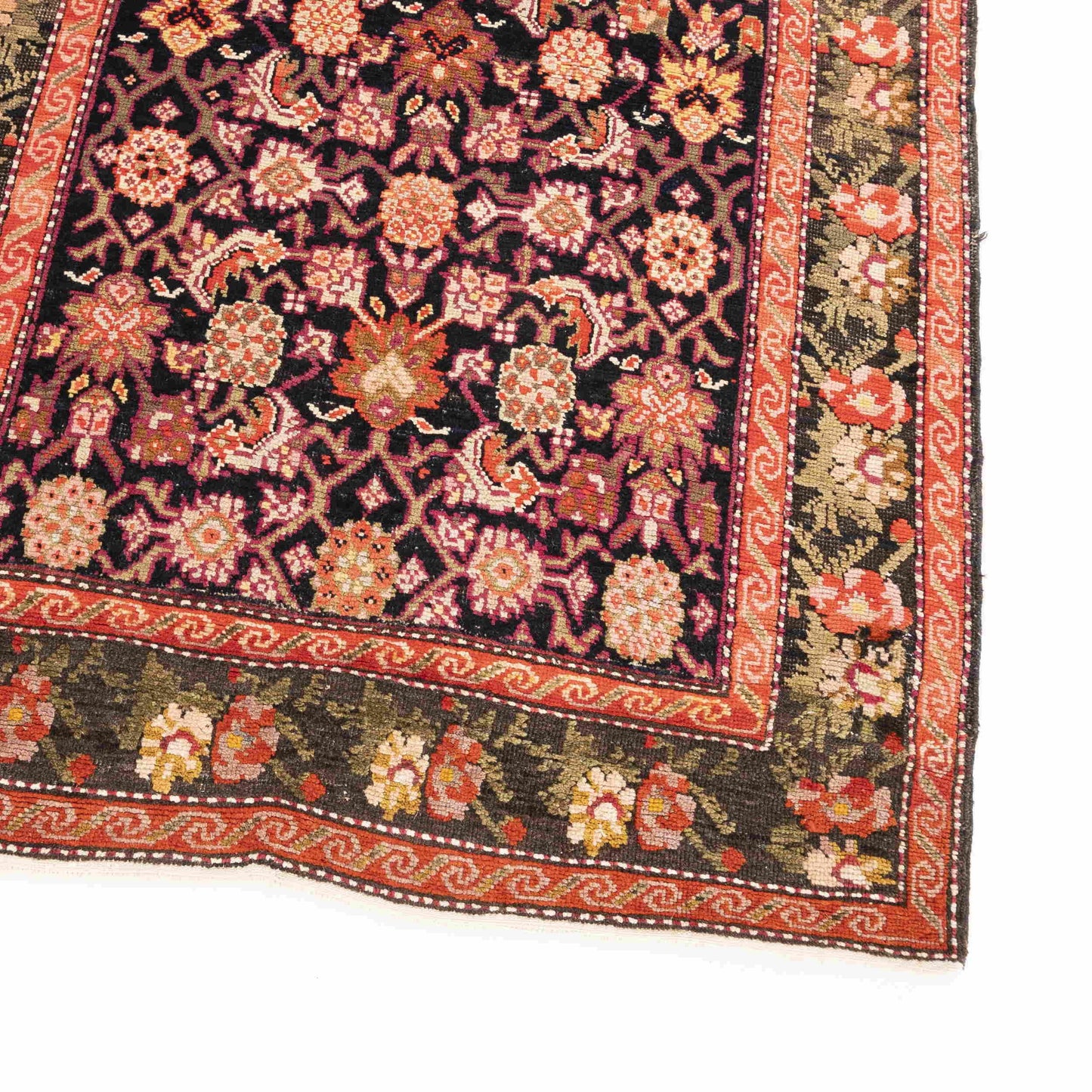 Oriental Rug Anatolian Handmade Wool On Wool 105 X 155 Cm - 3' 6'' X 5' 2'' Orange C011 ER01