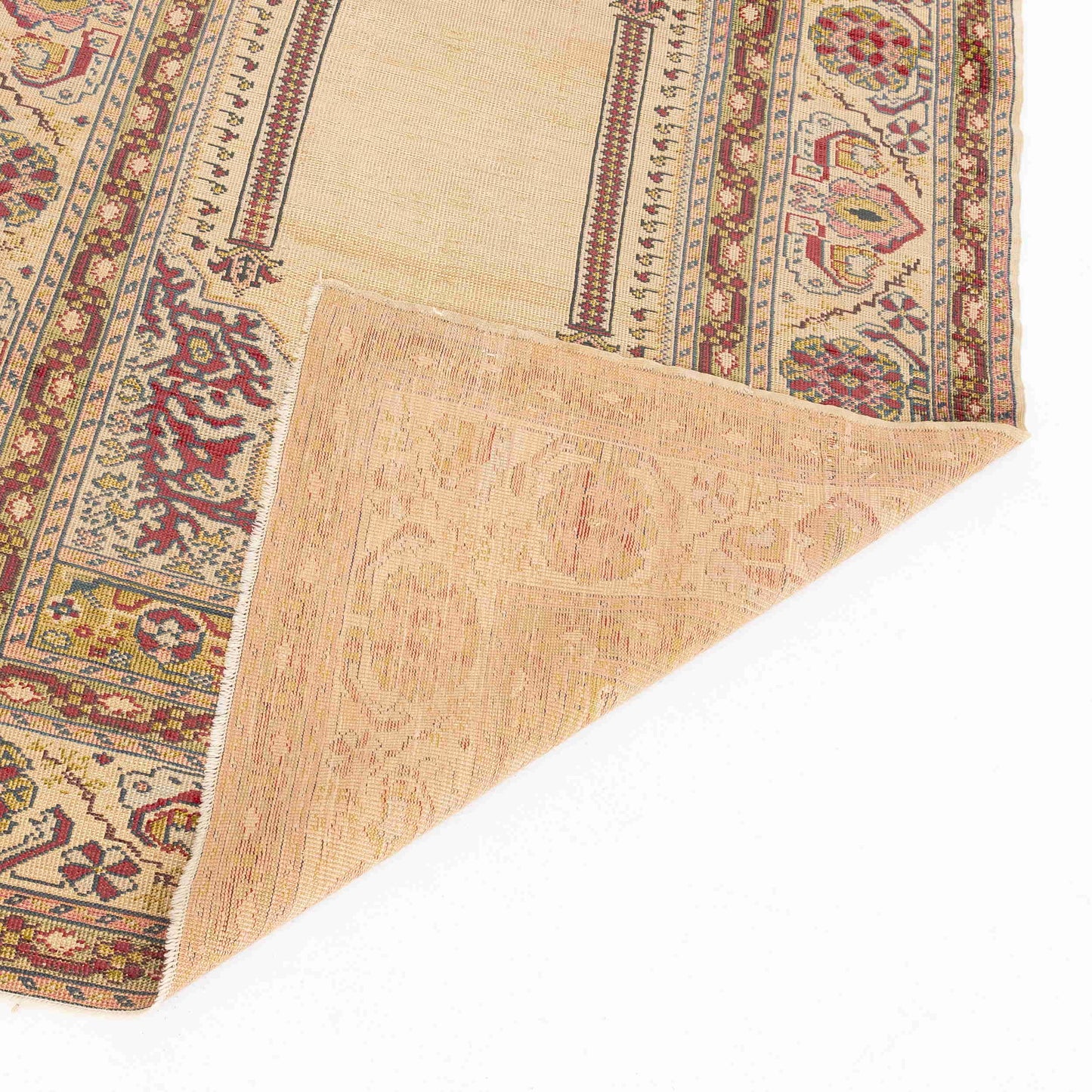 Oriental Rug Anatolian Handmade Wool On Wool 110 X 145 Cm - 3' 8'' X 4' 10'' Stone C009 ER01