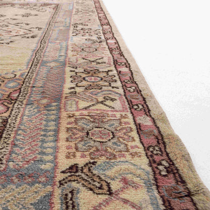 Oriental Rug Anatolian Handmade Wool On Wool 110 X 185 Cm - 3' 8'' X 6' 1'' Sand C007 ER01