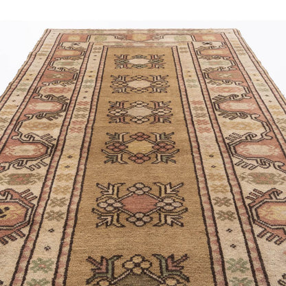 Oriental Rug Anatolian Handmade Wool On Wool 114 X 190 Cm - 3' 9'' X 6' 3'' Stone C009 ER01