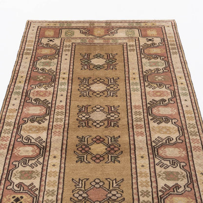 Oriental Rug Anatolian Handmade Wool On Wool 114 X 190 Cm - 3' 9'' X 6' 3'' Stone C009 ER01