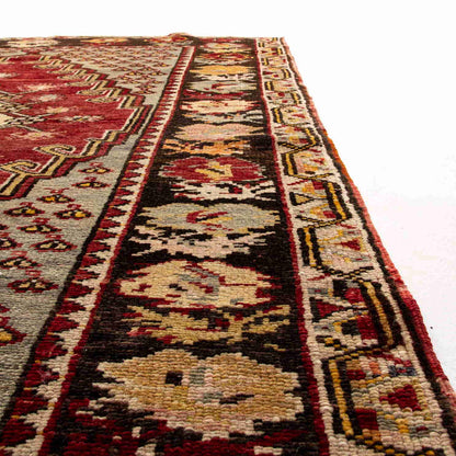 Oriental Rug Anatolian Handmade Wool On Wool 116 X 170 Cm - 3' 10'' X 5' 7'' Red C014 ER01