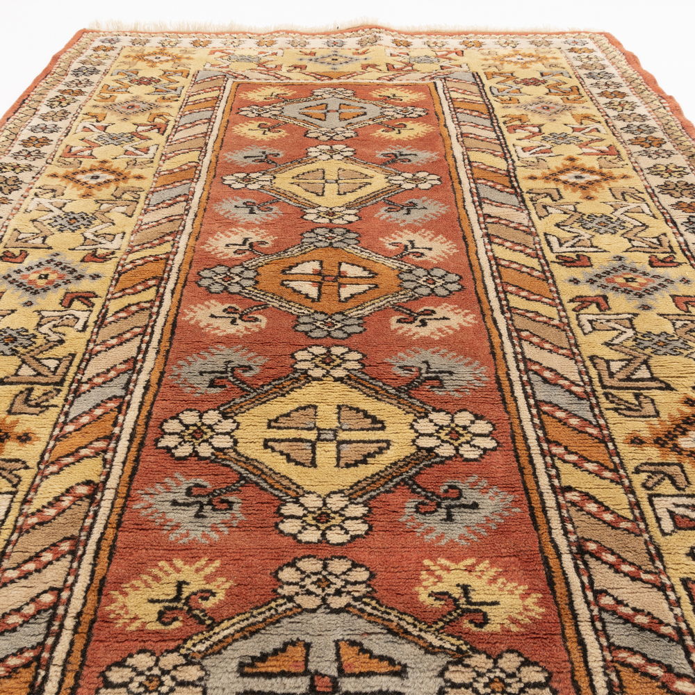 Oriental Rug Anatolian Handmade Wool On Wool 190 X 123 Cm - 6' 3'' X 4' 1'' Multicolor C016 ER01