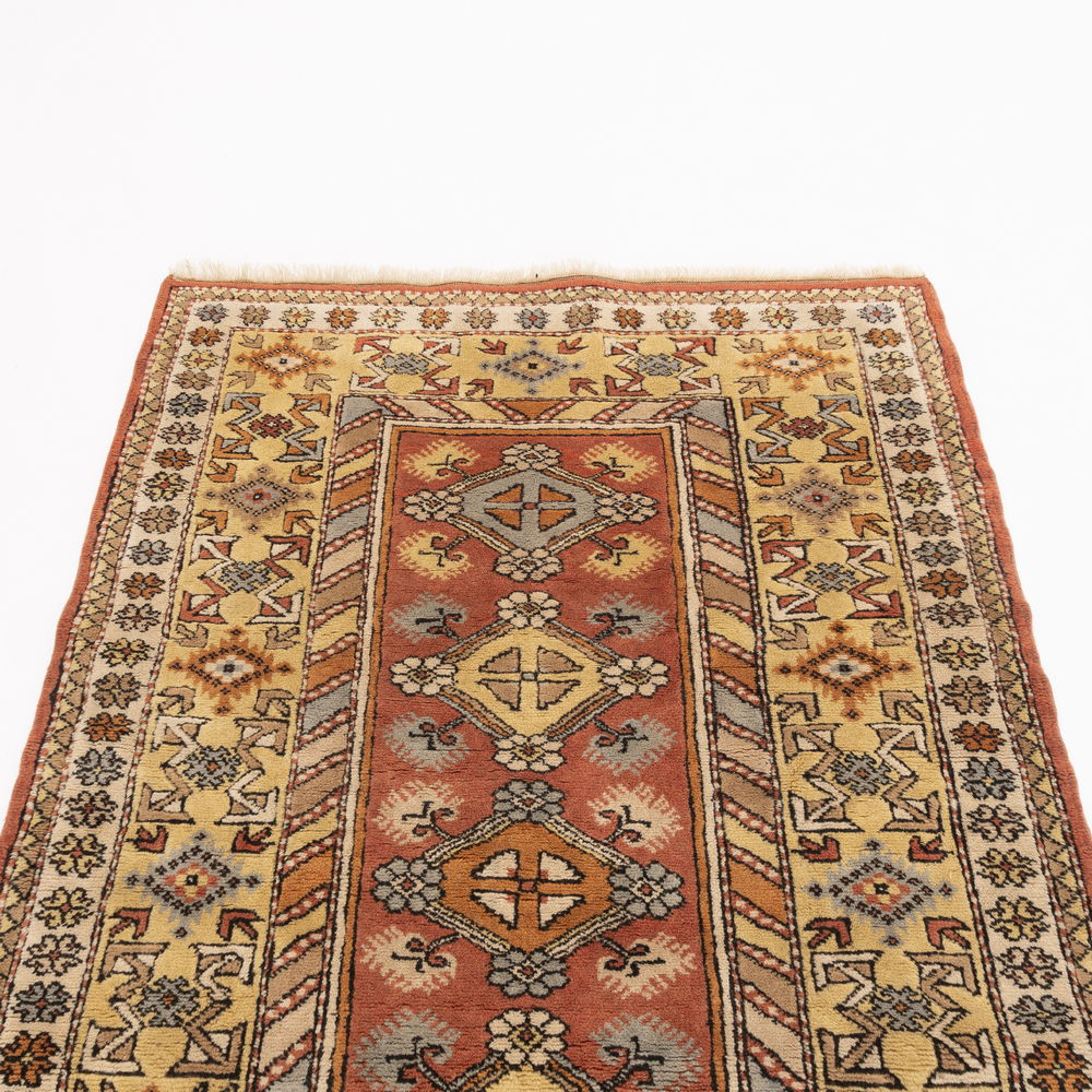 Oriental Rug Anatolian Handmade Wool On Wool 190 X 123 Cm - 6' 3'' X 4' 1'' Multicolor C016 ER01