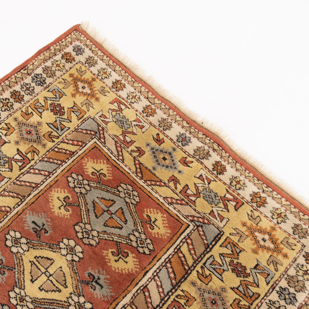 Oriental Rug Anatolian Handmade Wool On Wool 190 X 123 Cm - 6' 3'' X 4' 1'' Multicolor C016 ER01