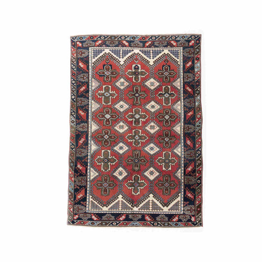 Oriental Rug Anatolian Handmade Wool On Wool 193 X 289 Cm - 6' 4'' X 9' 6'' Red C014 ER12