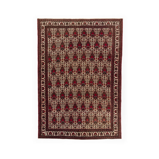 Oriental Rug Anatolian Handmade Wool On Wool 197 X 294 Cm - 6' 6'' X 9' 8'' Red C014 ER23