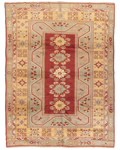 Alfombra oriental de Anatolia hecha a mano de lana sobre lana 251 X 335 cm - 8' 3'' X 11' Arena C007 ER23