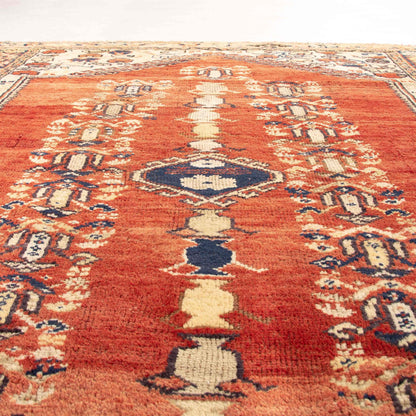 Oriental Rug Anatolian Handwoven Wool On Wool 116 x 152 Cm - 3' 10'' x 5' Red C014 ER01