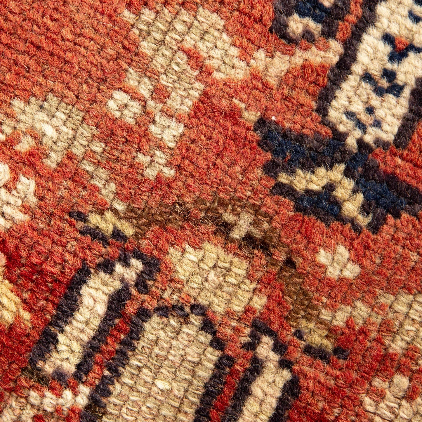 Oriental Rug Anatolian Handwoven Wool On Wool 116 x 152 Cm - 3' 10'' x 5' Red C014 ER01