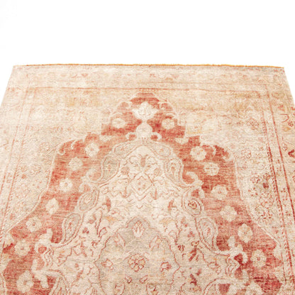 Oriental Rug Anatolian Handwoven Wool On Wool 123 x 180 Cm - 4' 1'' x 5' 11'' Red C014 ER01