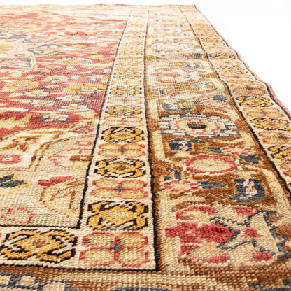 Oriental Rug Anatolian Handwoven Wool On Wool 124 x 177 Cm - 4' 1'' x 5' 10'' Sand C007 ER01