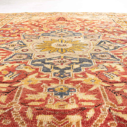 Oriental Rug Anatolian Handwoven Wool On Wool 124 x 177 Cm - 4' 1'' x 5' 10'' Sand C007 ER01