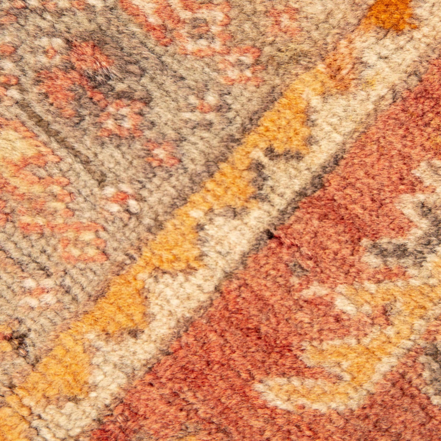 Oriental Rug Anatolian Handwoven Wool On Wool 124 x 186 Cm - 4' 1'' x 6' 2'' Orange C011 ER01