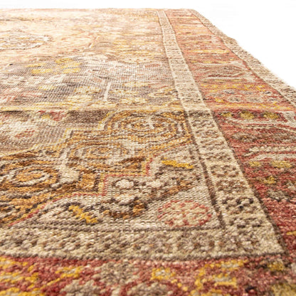 Oriental Rug Anatolian Handwoven Wool On Wool 124 x 195 Cm - 4' 1'' x 6' 5'' Orange C011 ER01