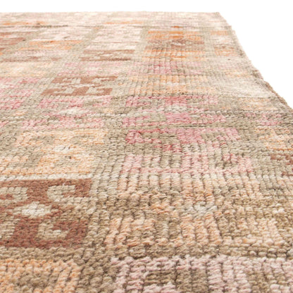 Oriental Rug Anatolian Handwoven Wool On Wool 125 x 191 Cm - 4' 2'' x 6' 4'' Pink C004 ER01