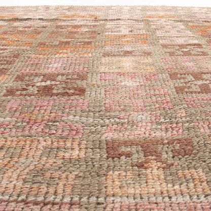 Oriental Rug Anatolian Handwoven Wool On Wool 125 x 191 Cm - 4' 2'' x 6' 4'' Pink C004 ER01