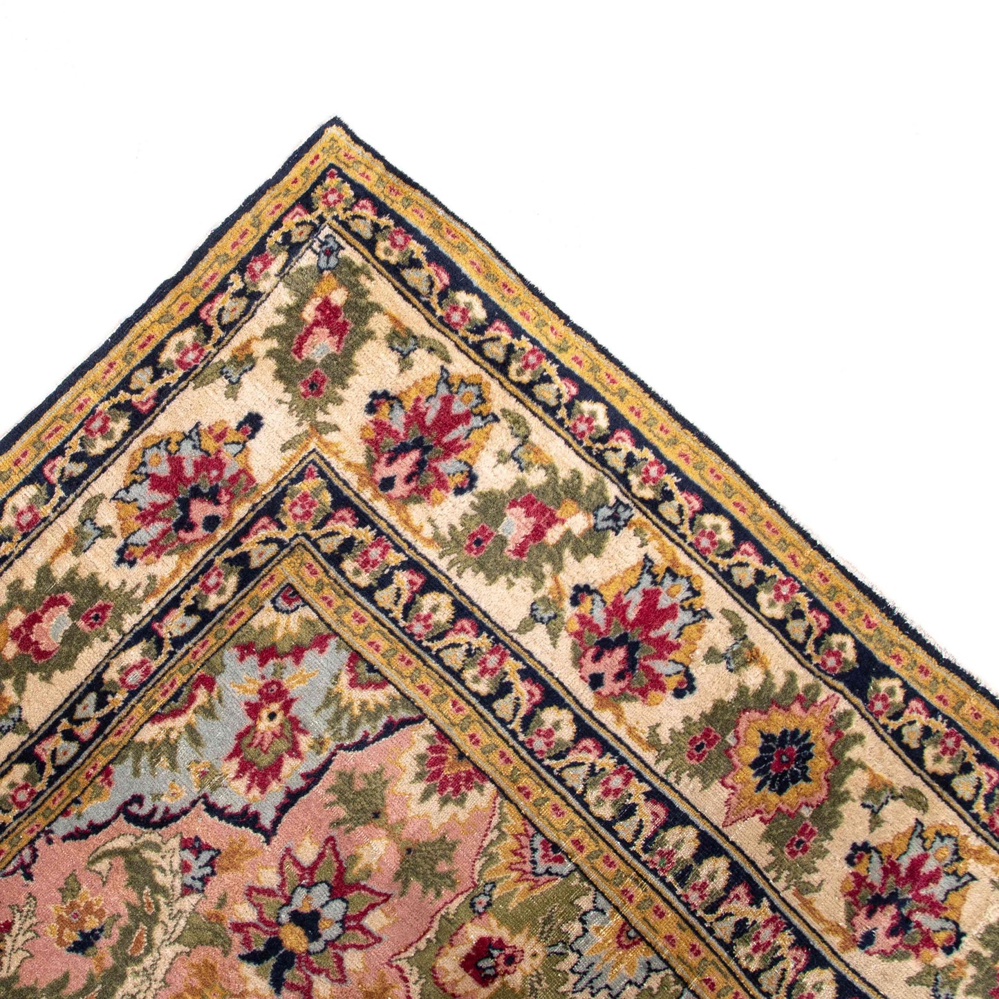 Oriental Rug Anatolian Handwoven Wool On Wool 126 x 182 Cm - 4' 2'' x 6' Pink C004 ER01