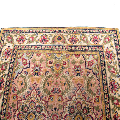 Oriental Rug Anatolian Handwoven Wool On Wool 126 x 182 Cm - 4' 2'' x 6' Pink C004 ER01