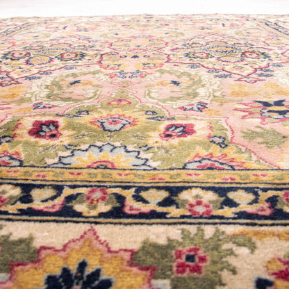 Oriental Rug Anatolian Handwoven Wool On Wool 126 x 182 Cm - 4' 2'' x 6' Pink C004 ER01