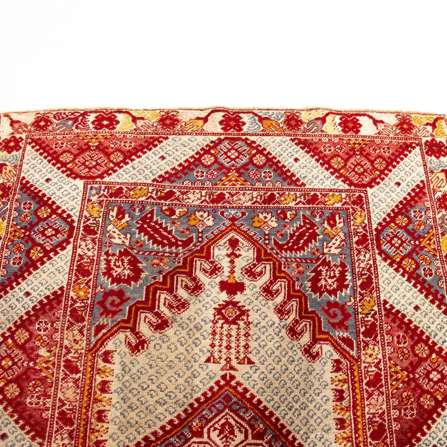 Oriental Rug Anatolian Handwoven Wool On Wool 127 x 181 Cm - 4' 2'' x 6' Red C014 ER01